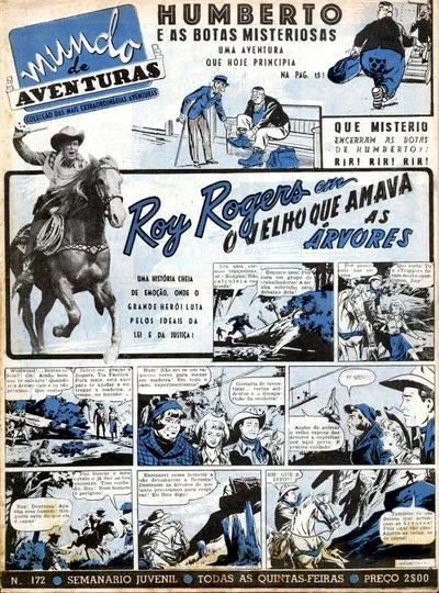 Cover of Roy Rogers em O Velho Que Amava as Arvores