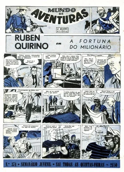Cover of Ruben Quirino em A Fortuna do Milionario