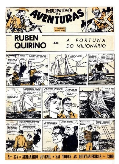 Cover of Ruben Quirino em A Fortuna do Milionario