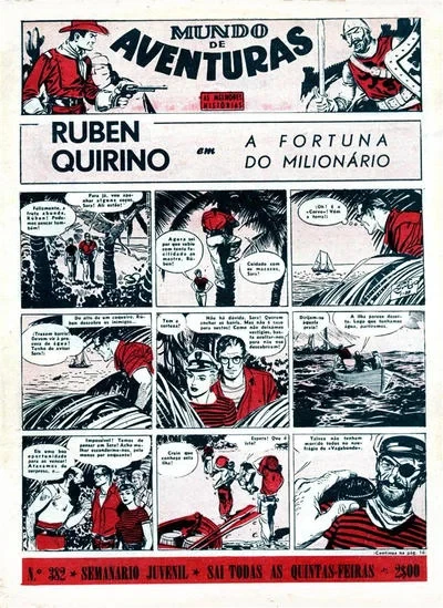 Cover of Ruben Quirino em A Fortuna do Milionario