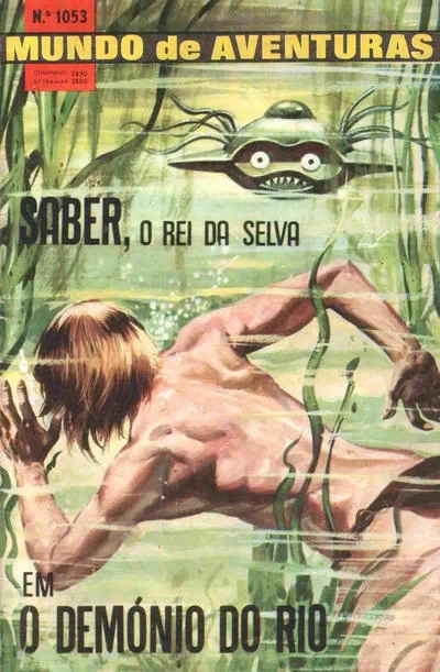Cover of Saber, O Rei da Selva em O Demonio do Rio