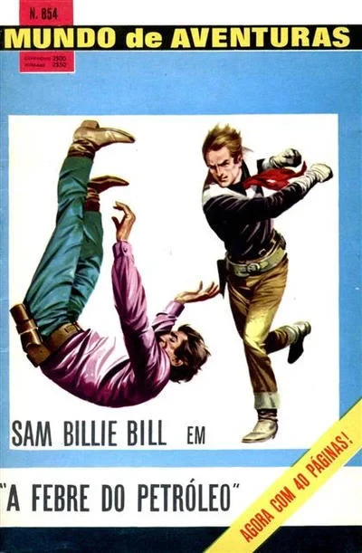 Cover of Sam Billie Bil lem "A Febre do Petrolro"