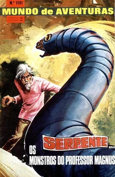 Cover of Serpente em Os Monstros do Professor Magnus