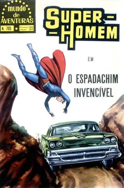 Cover of Super-Homem em O Espadachim Invencivel