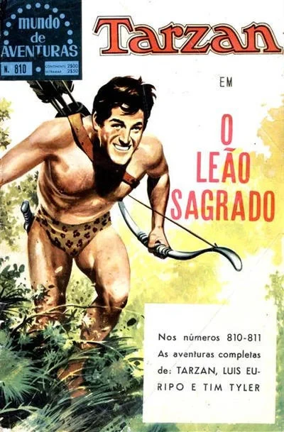 Cover of Tarzan em O Leao Sagrado