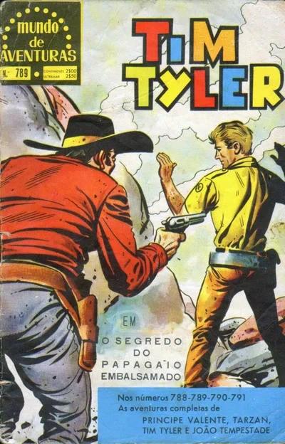 Cover of Tim Tyler em O Segredo do Papagaio Embalsamado
