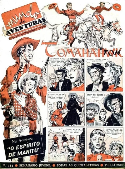 Cover of Tomahawk Tom: "O Espirito de Manitu"