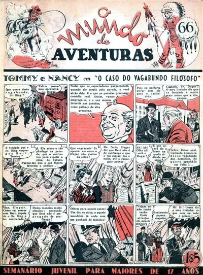 Cover of Tommy e Nancy em O Caso do Vagabundo Fliosofo