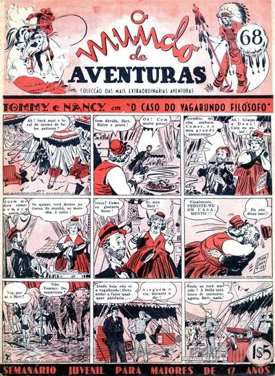 Cover of Tommy e Nancy em "O Caso do Vagabundo filosofo"