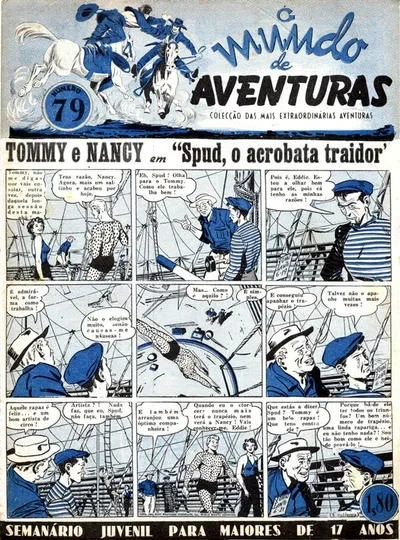 Cover of Tommy e Nancy em "Spud o acrobata traidor"
