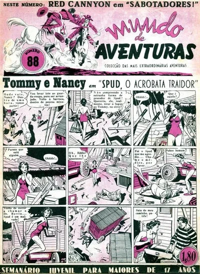 Cover of Tommy e Nancy em "Spud, O Acrobata Traidor"