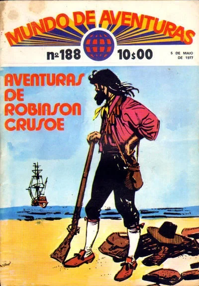 Cover of Aventuras de Robinson Crusoe