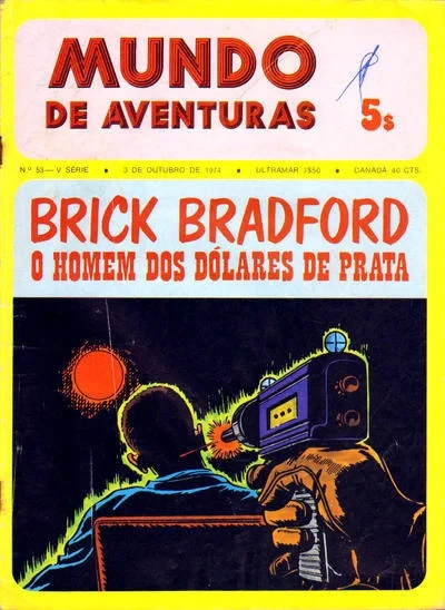 Cover of Brick Bradford O Homen dos Dolares de Prata