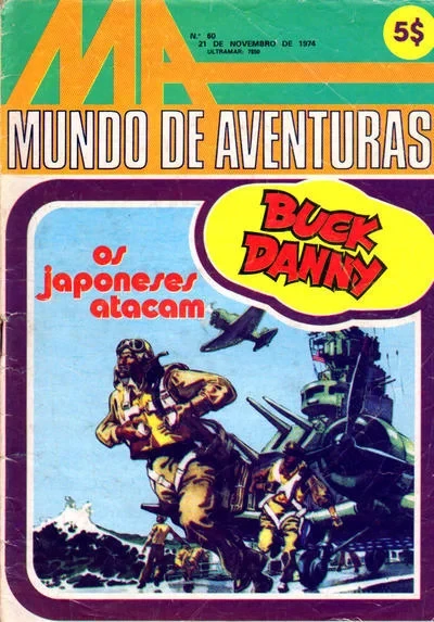 Cover of Buck Danny os japoneses atacam