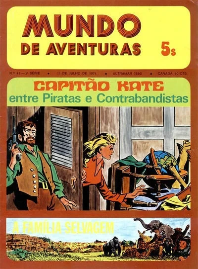 Cover of Capitao Kate entre Piratas e Contrabandistas ; A Familia Selvagem