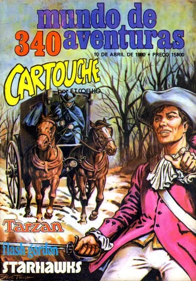 Cover of Cartouche ; Tarzan ; Flash Gordon ; Starhawks