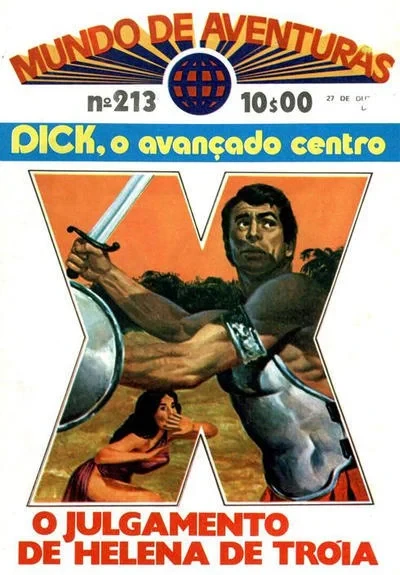 Cover of Dick, o avancado centro: O Julgamento de Helena de Troia