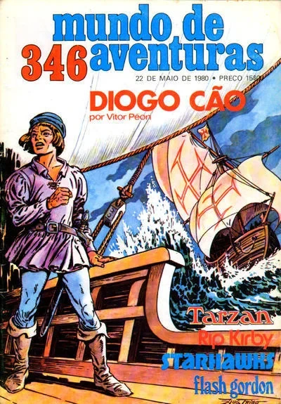 Cover of Diogo Cao ; Tarzan ; Rip Kirby ; Starhawks ; Flash Gordon