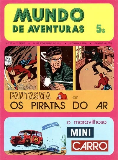 Cover of Fantasma em Os Piratas do Ar ; Mini Carro