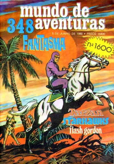 Cover of Fantasma ; Tarzan ; Starhawks ; Flash Gordon