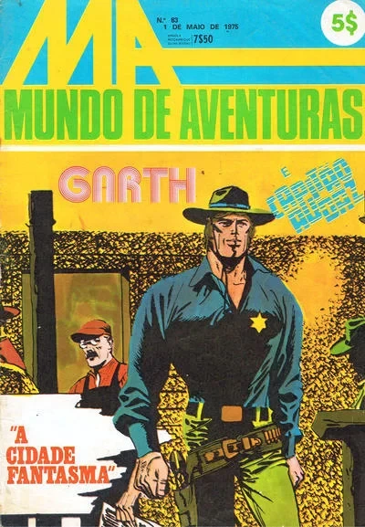 Cover of Garth "A Cidade Fantasma" ; Capitao Audaz