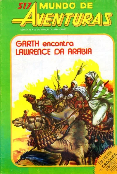 Cover of Garth encontra Lawrence of Arabia