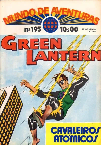 Cover of green lantern ; Cavaleiros Atomicos