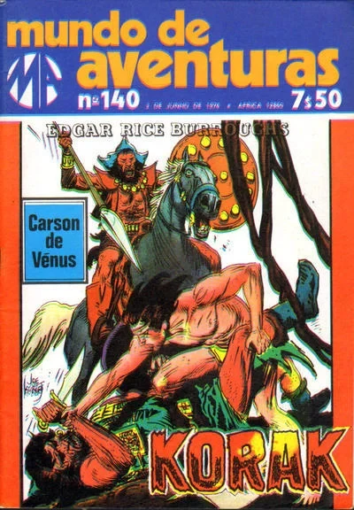 Cover of Korak ; Carson de Venus