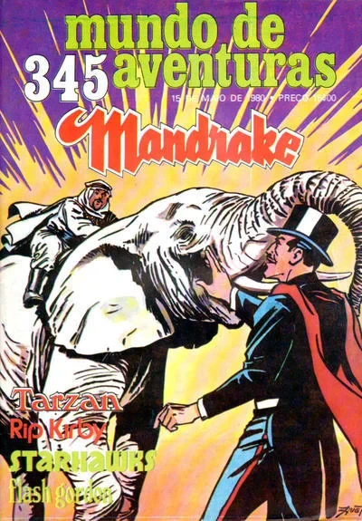 Cover of Mandrake ; Tarzan ; Rip Kirby ; Starhawks ; Flash Gordon