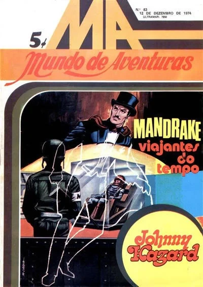 Cover of Mandrake viajantes do tempo ; Johnny hazard