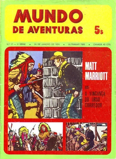 Cover of Matt Marriott em A Vinganga do Urso Corredor