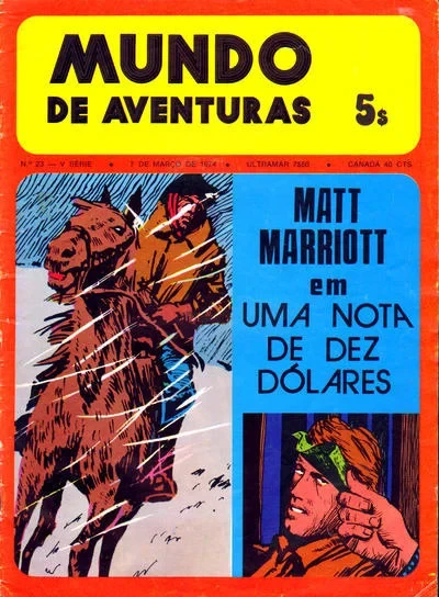 Cover of Matt Marriott em Uma Nota de dez Dolares