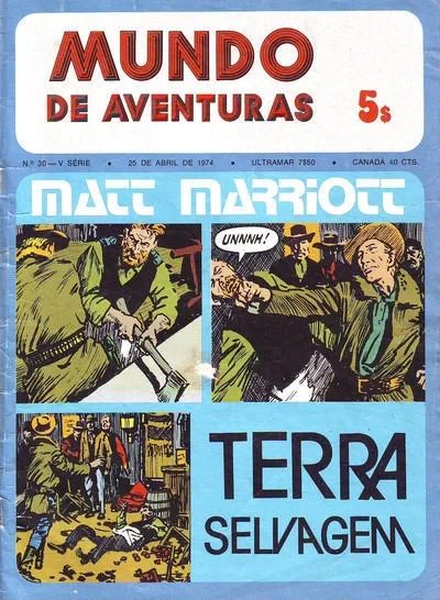 Cover of Matt Marriott Terra Selvagem