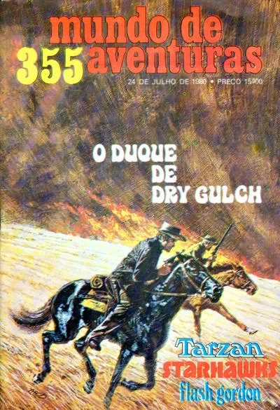 Cover of O Duque de Dry Gulch ; Tarzan ; Starhawks ; Flash Gordon