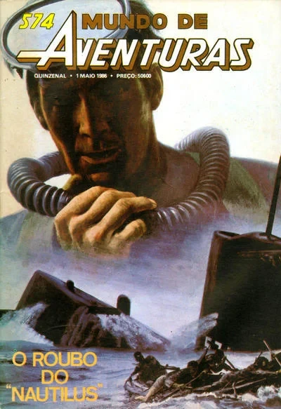 Cover of O Roubo do "Nautilus"