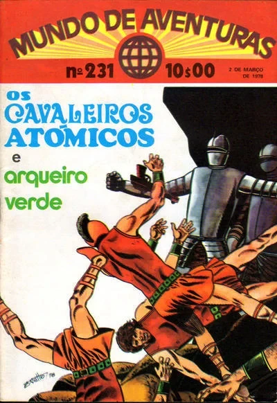 Cover of Os Cavaleiros Atomicos e arqueiro verde