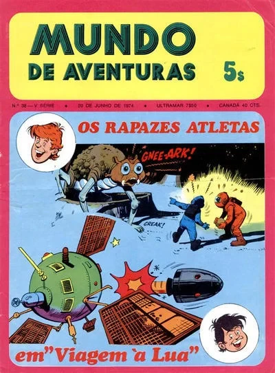 Cover of Os Rapazes Atletas em "Viagem a Lua"