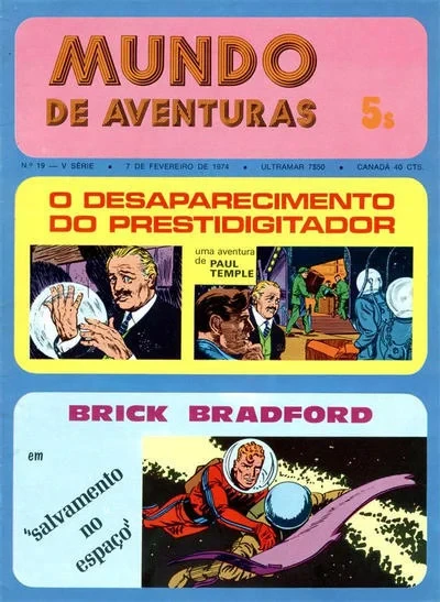 Cover of Paul Temple ; Brick Bradford