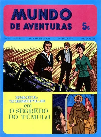 Cover of Paul temple em O Segredo do Tumulo