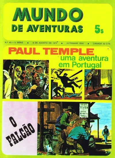 Cover of Paul temple uma aventura em Portugal ; O Falcao