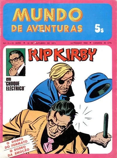 Cover of Rip Kirby em "Choque Electrico"