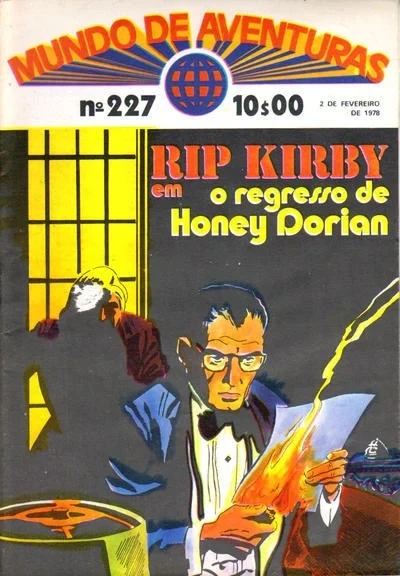 Cover of Rip Kirby em o regresso de Honey Dorlan