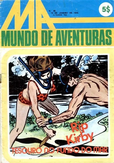 Cover of Rip Kirby Tesouro do Fundo do Mar