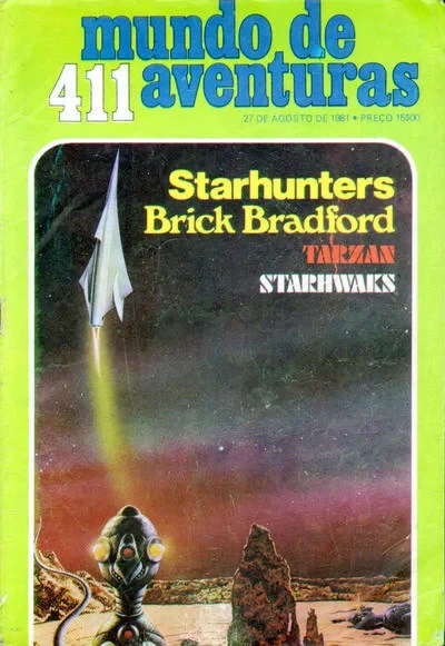Cover of Star Hunters ; brick Bradford ; Tarzan ; Starhawks
