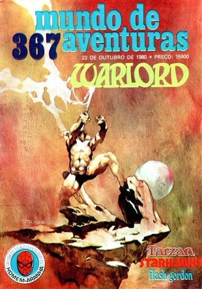 Cover of Warlord ; Tarzan ; Starhawks ; Flash Gordon
