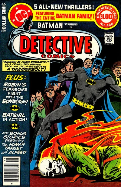 Cover of Murder by Thunderbolt; The Devil and the Deep Blue Sea Contract!; Crime Calls Killer Moth!; The Hospitable Hostage!; Fear Times Four