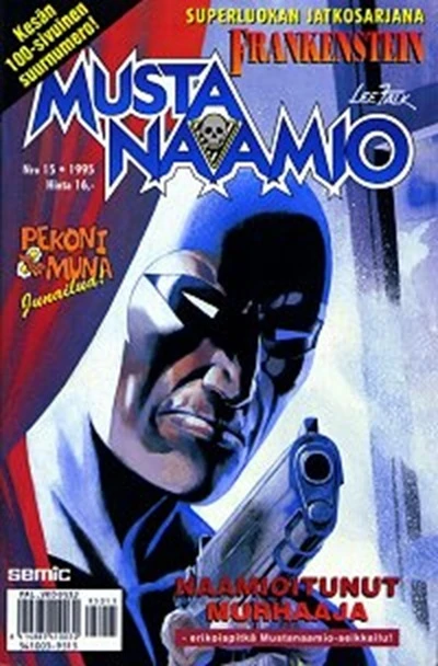 Cover of Naamioitunut murhaaja, osa 1" and "Osa 2