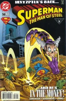Cover of Mxyzptlk's Back ...And He's in the Money!