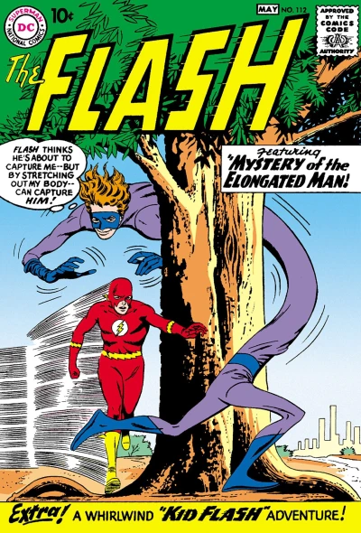 Cover of Mystery of the Elongated Man! / Danger on Wheels!