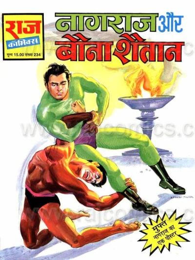 Cover of Nagraj aur Bauna Shaitan
